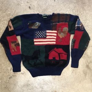 Vintage polo sweater